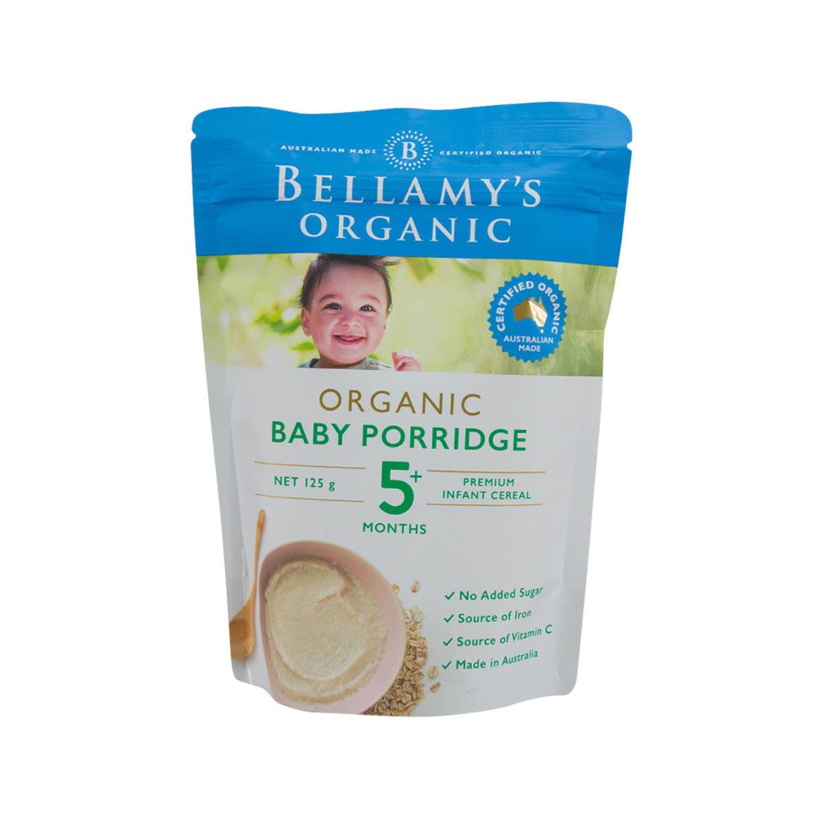 Bellamy's organic 2024 baby porridge