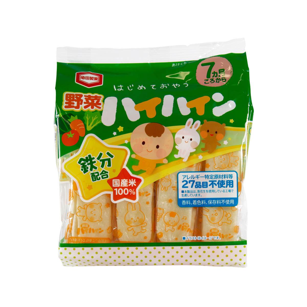 KAMEDA Haihain Baby Rice Cracker (Vegetables) (40g)