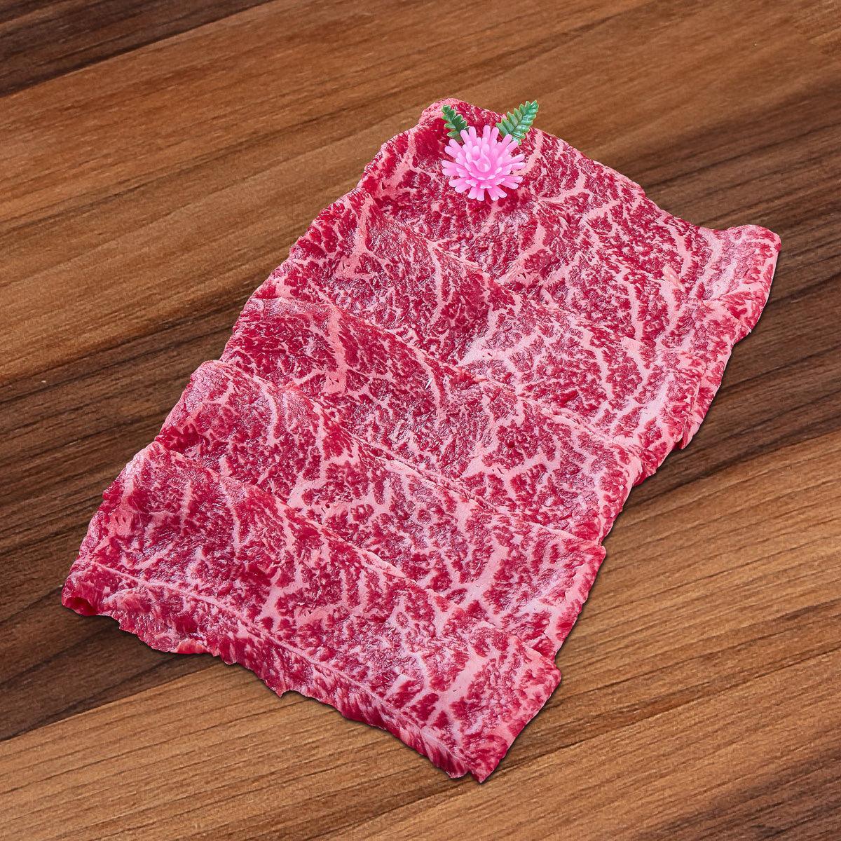 HOENGSEONG HANWOO Korea Hoengseong Chilled Grade 1++ Hanwoo Beef Top Sirloin Cap (200g)