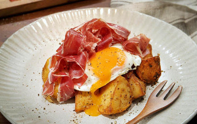Huevos Rotos “Broken Egg” with Iberico Ham
