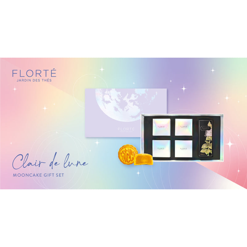 FLORTE Clair de Lune Mooncake Gift Set Voucher (4pcs & 1 tea)