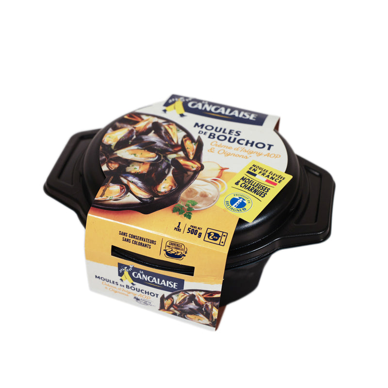 LA CANCALAISE French Cooked Blue Mussels - Isigny Sour Cream & Onion  (500g)