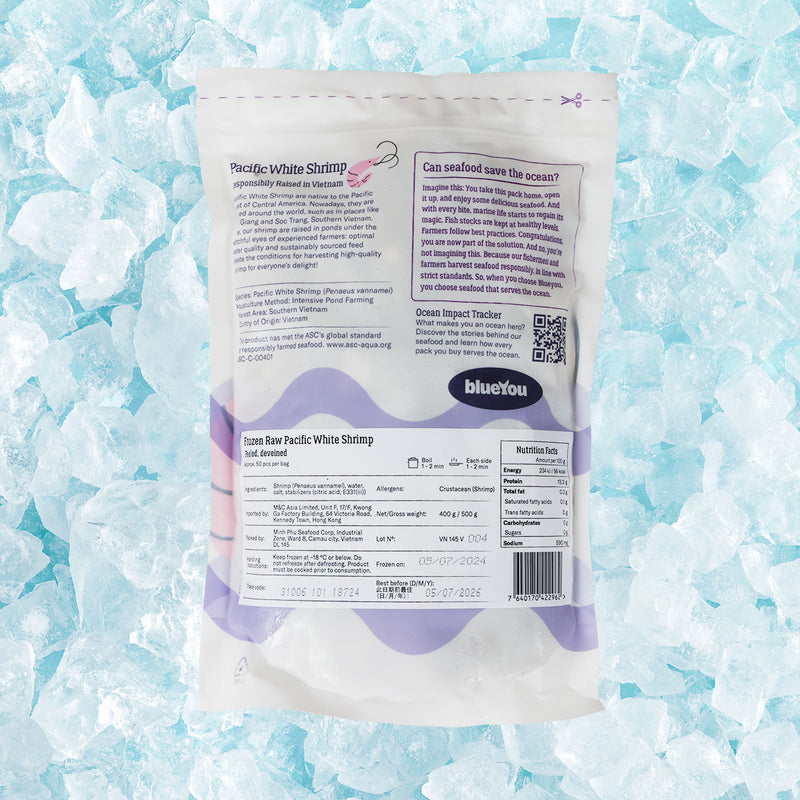 ROYAL BANQUET Vietnamese Frozen Emperor Prawn (21/25) - ASC  (210g)