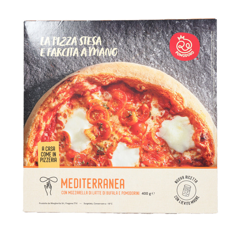 REPOMODORO Mediterranean Pizza with Buffalo Milk Mozzarella & Cherry Tomato  (400g)