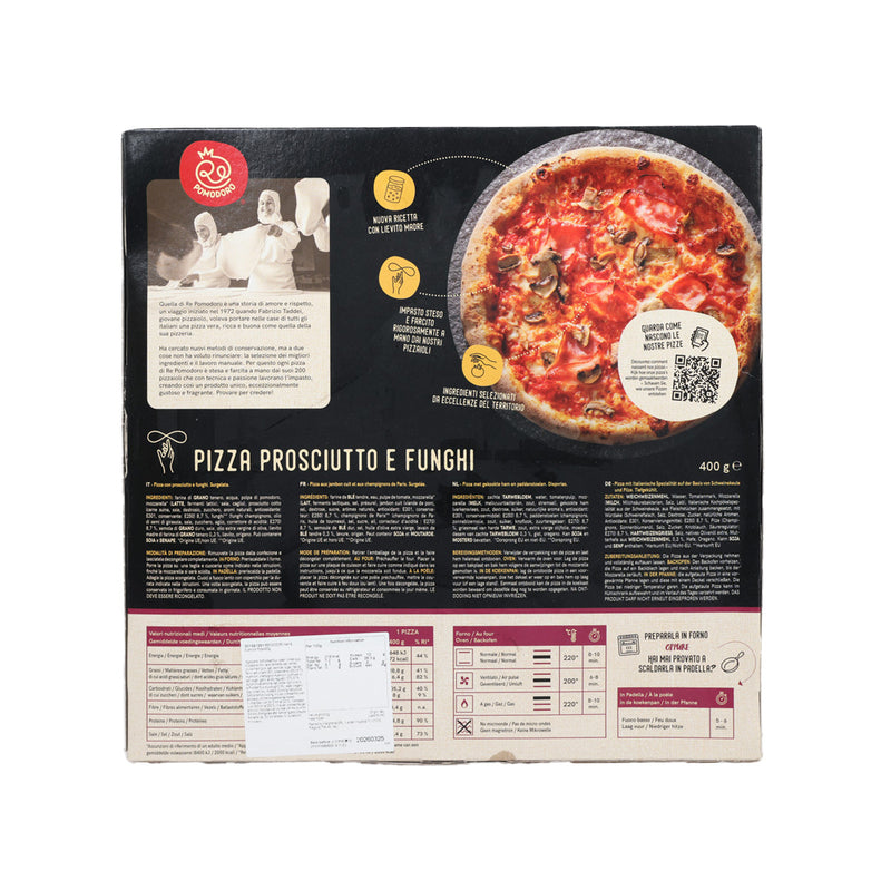 REPOMODORO Ham & Mushroom Pizza  (400g)