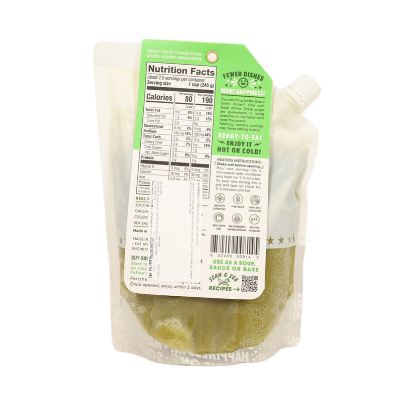 IEATMYGREENS Zucchini, Cilantro & Cauliflower Soup  (567g)