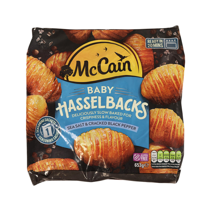 MCCAIN Baby Hasselbacks with Sea Salt & Cracked Black Pepper  (653g)