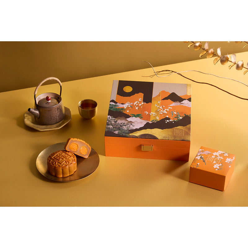 Ming Court (CORDIS) White Lotus Seed Paste with Double Egg Yolks Mooncake Voucher  (1pc)