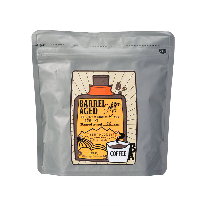水的時計 威士忌桶陳釀深烘焙咖啡豆  (100g)