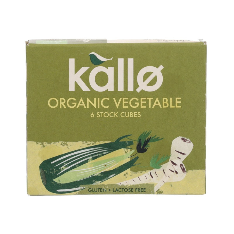 KALLO Organic Vegetable Stock Cubes  (66g)