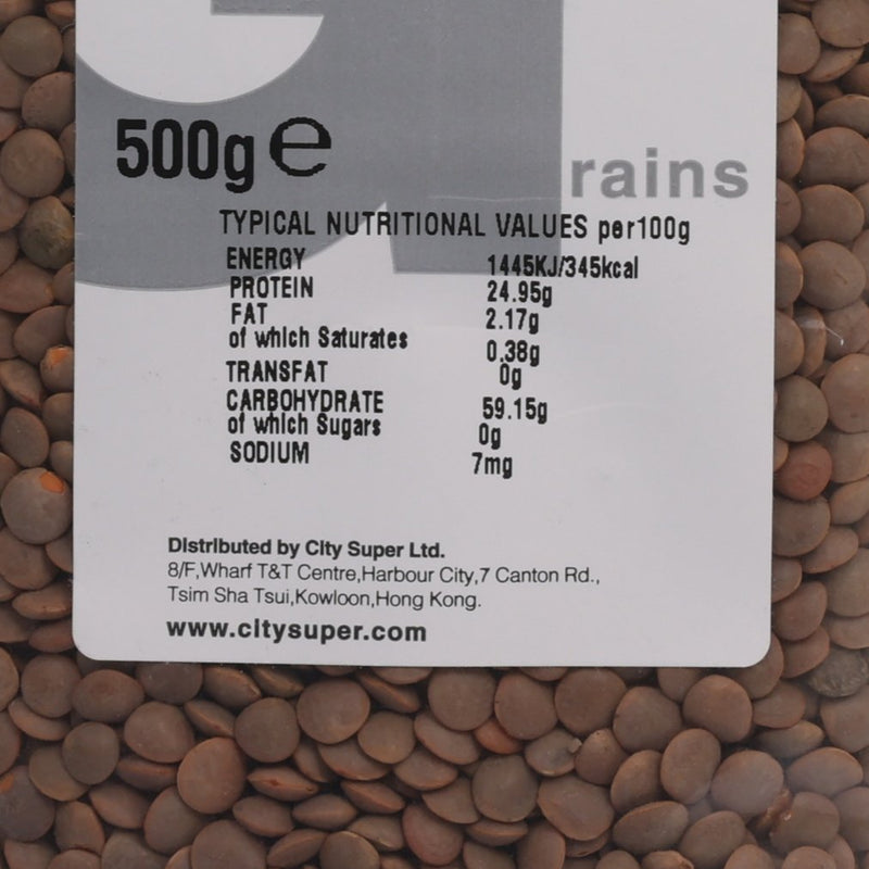 CITYSUPER Brown Lentils  (500g)