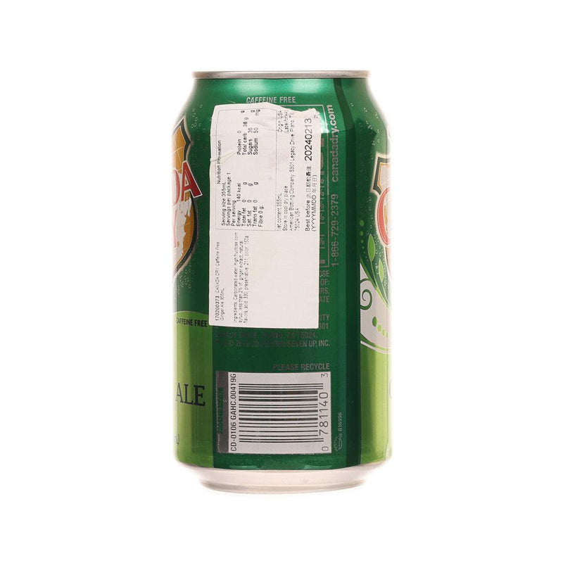 CANADA DRY 無咖啡因薑汁汽水  (355mL)
