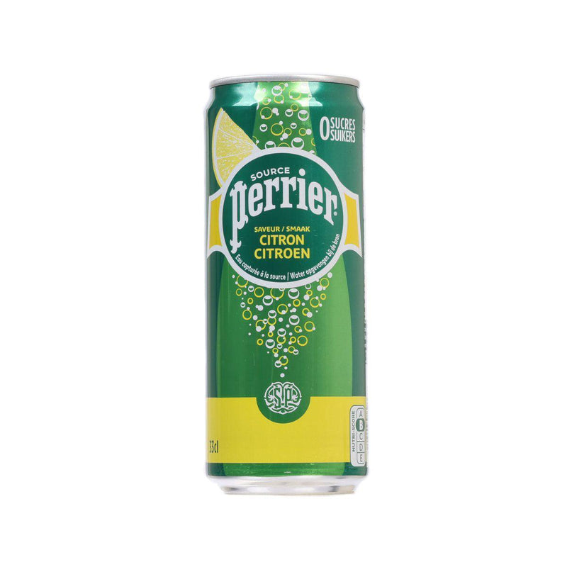 PERRIER Sparkling Mineral Water - Natural Lemon Flavor [Can]  (330mL)