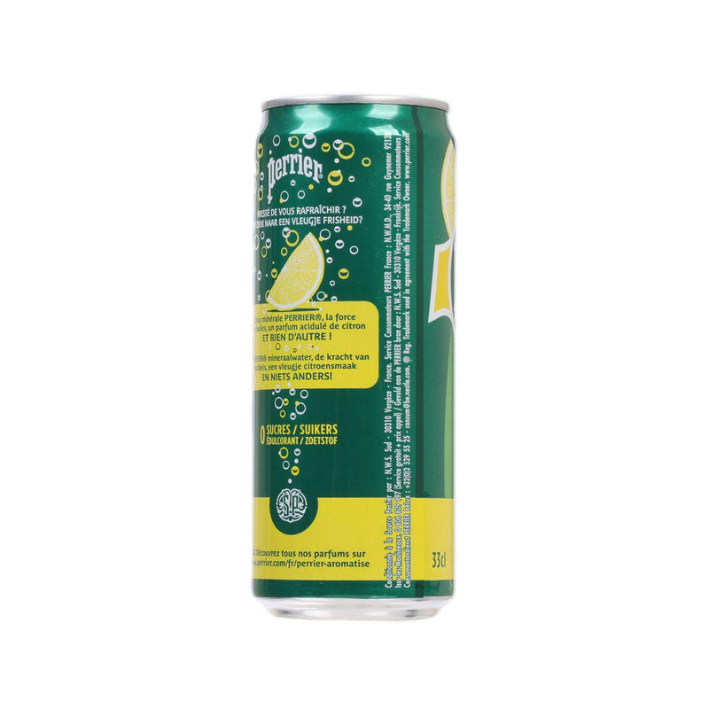 PERRIER Sparkling Mineral Water - Natural Lemon Flavor [Can]  (330mL)