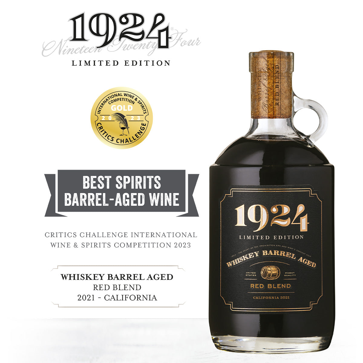 1924 Whiskey Barrel Aged Red Blend 22/23 (750mL)