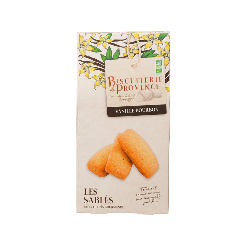 BISCUITERIE DE PROVENCE 有機波本雲呢拿牛油酥餅  (120g)