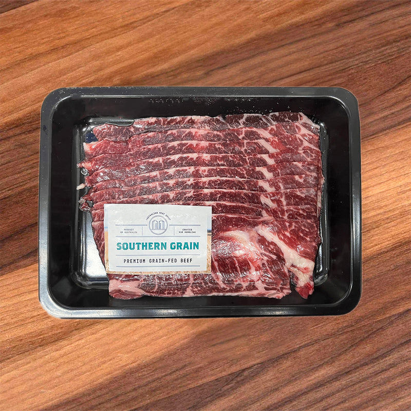 SOUTHERN GRAIN 澳洲急凍黑安格斯穀飼牛肉牛頸脊 火鍋用 M4+  (1pack)