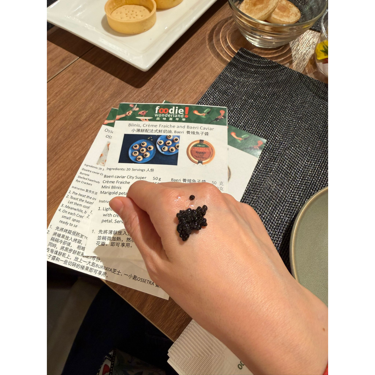 Caviar Tasting Experience - 15 (Mon) June 2026