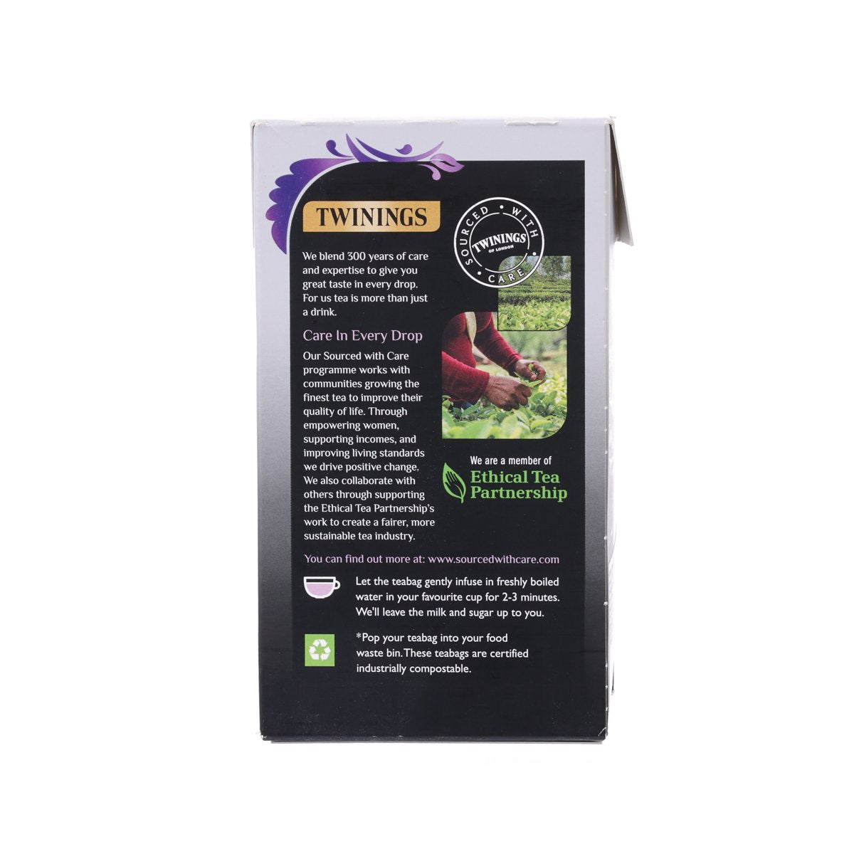 TWININGS The Earl Grey Plant-Based Tea Bags  (100g)