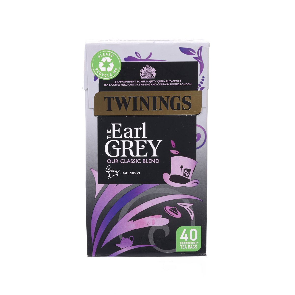 TWININGS The Earl Grey Plant-Based Tea Bags  (100g)
