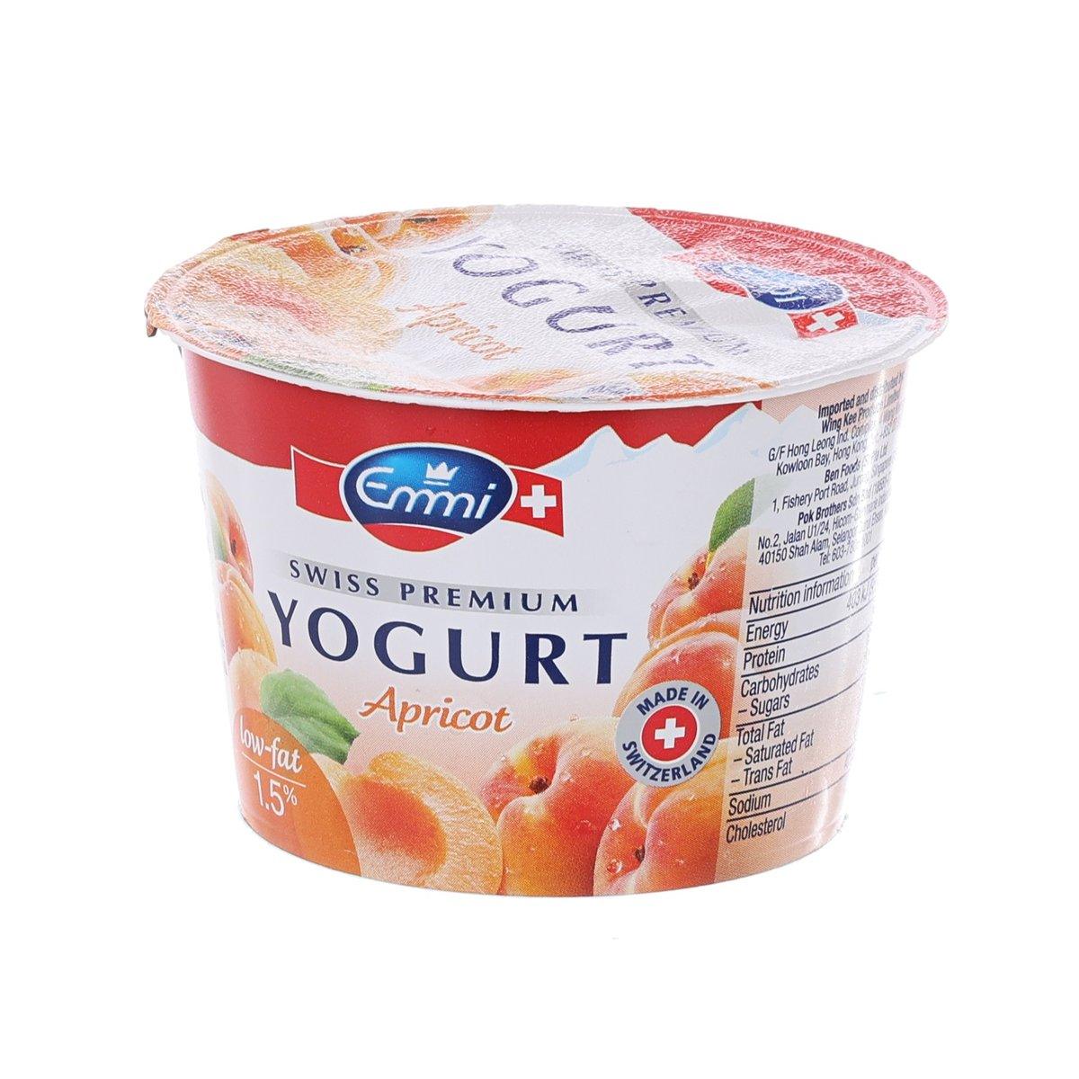EMMI Swiss Premium Low Fat Yogurt - Apricot  (100g)
