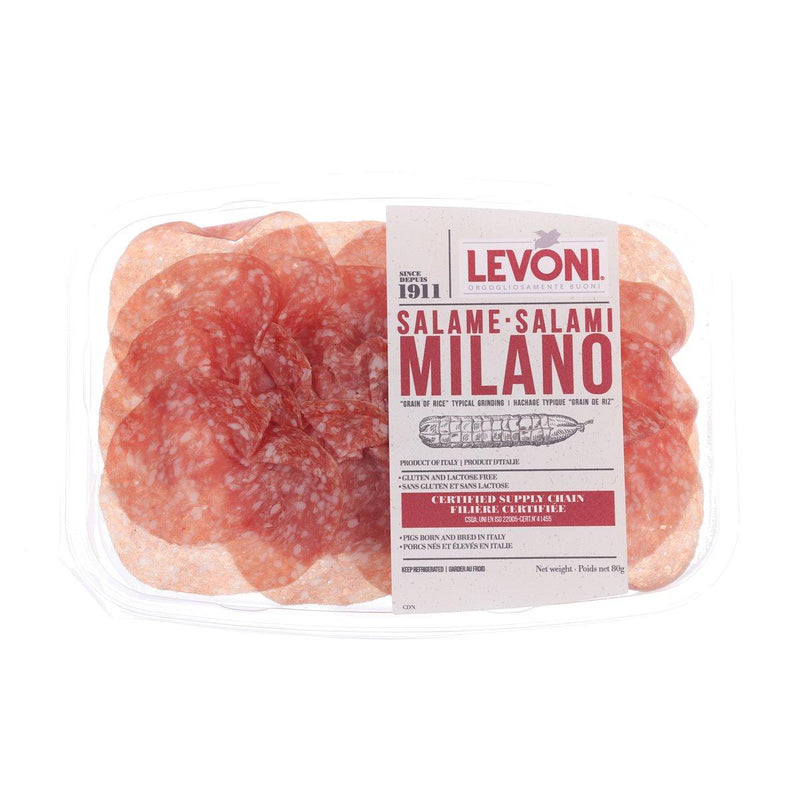 LEVONI 米蘭式豬肉沙樂美腸片  (80g)