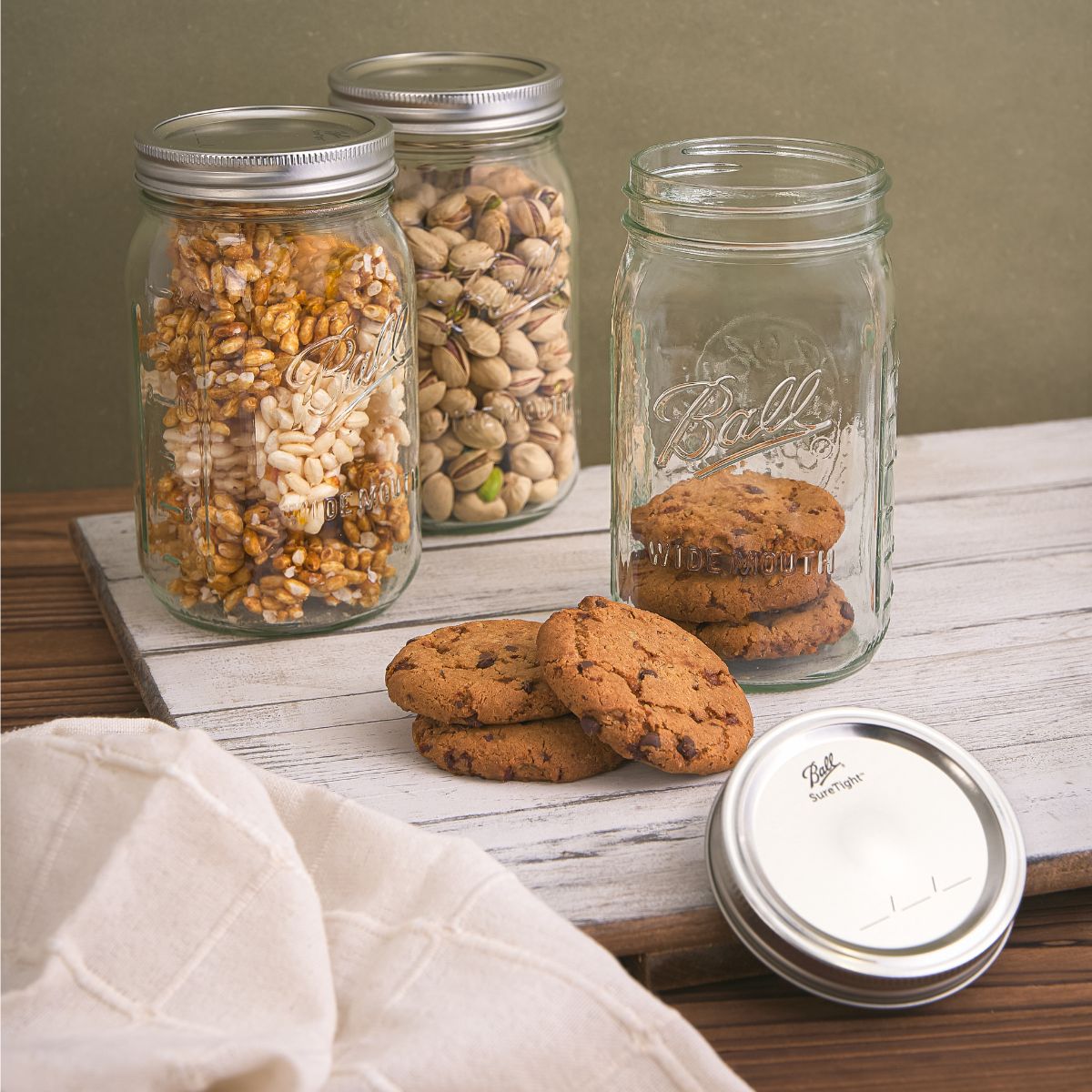 BALL 寬口密封玻璃罐 946毫升