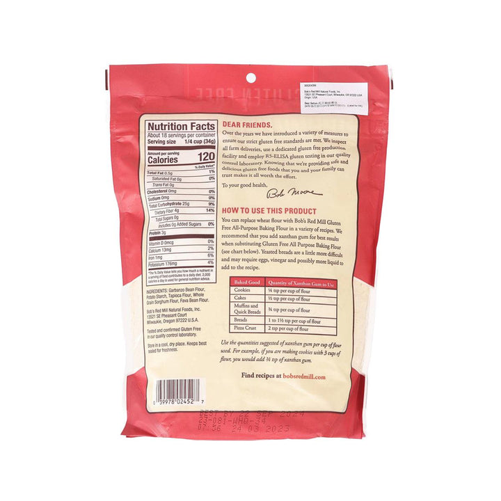BOB'S RED MILL Gluten Free All-Purpose Baking Flour (624g) – city