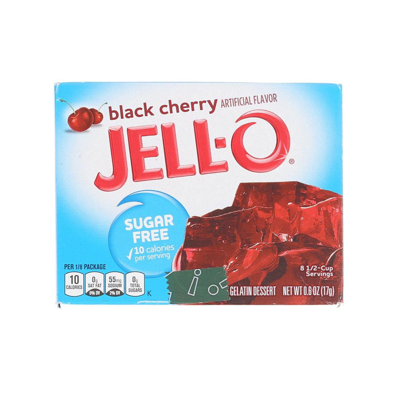 JELL-O Sugar Free Gelatin Dessert Mix - Black Cherry  (17g)