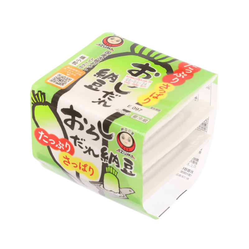 AZUMA Small Grain Natto with Oroshi Radish Sauce  (3 x 51g)