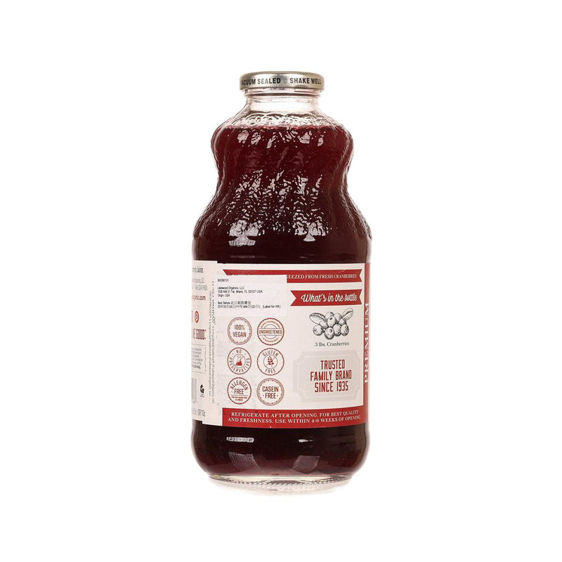 LAKEWOOD Pure Cranberry Juice  (946mL)