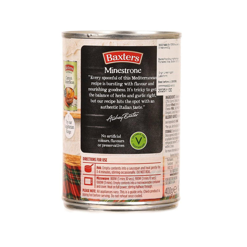 BAXTERS Favourites Soup - Minestrone  (400g)