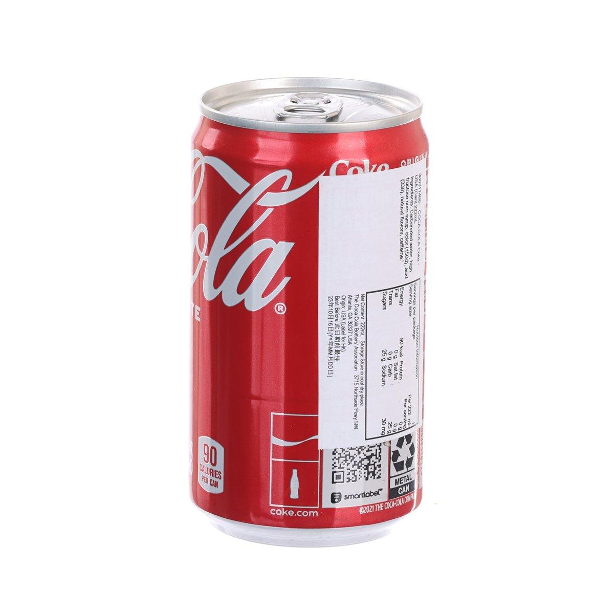 可口可樂 可樂 - 美國 [罐裝] (222mL)