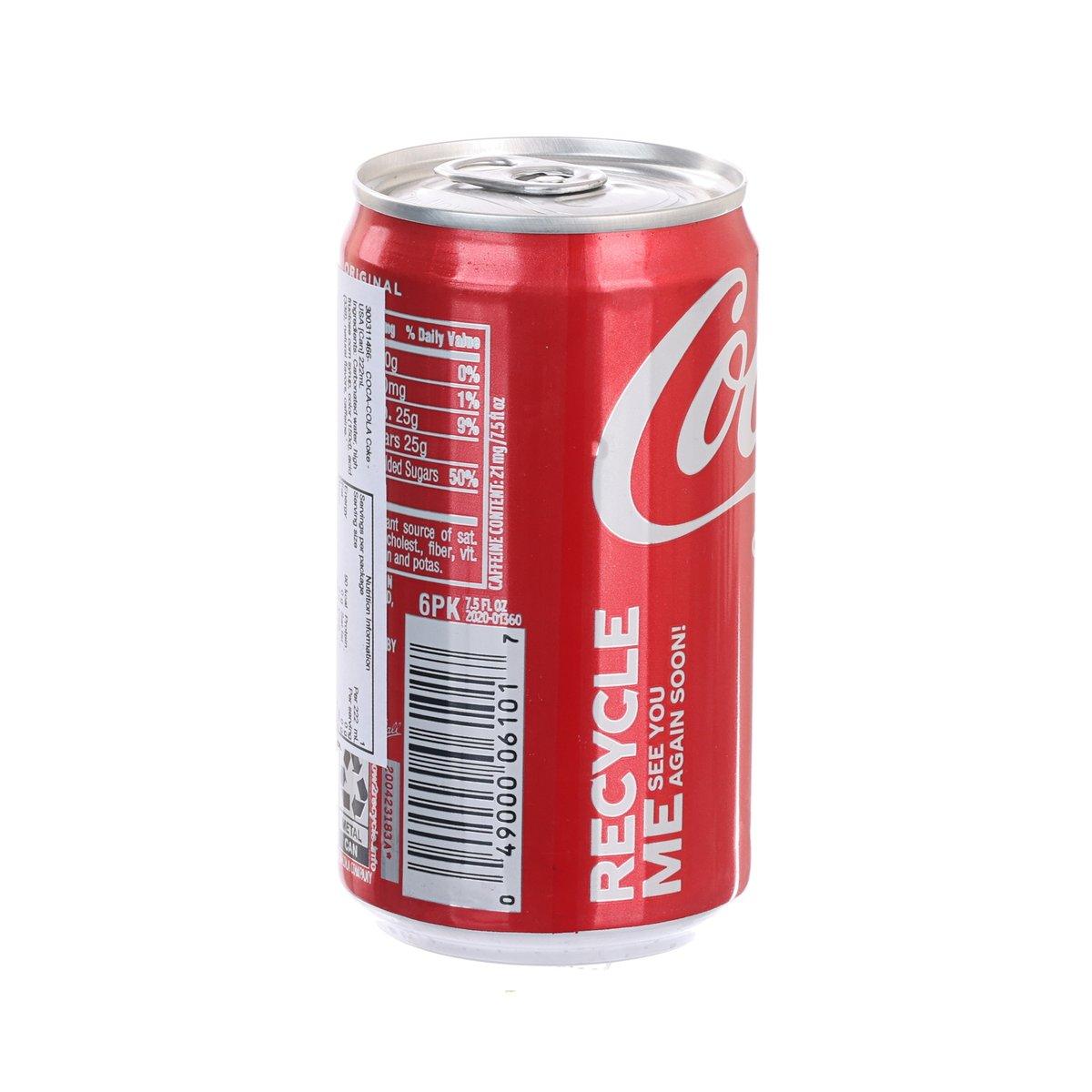 可口可樂 可樂 - 美國 [罐裝] (222mL)