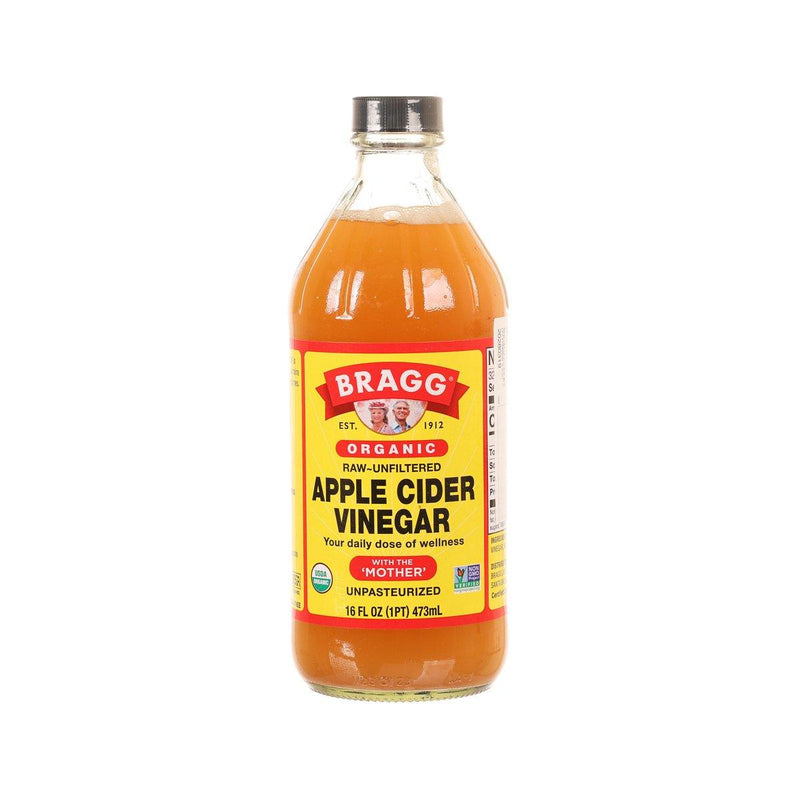 BRAGG Organic Raw Unfiltered Apple Cider Vinegar  (473mL)