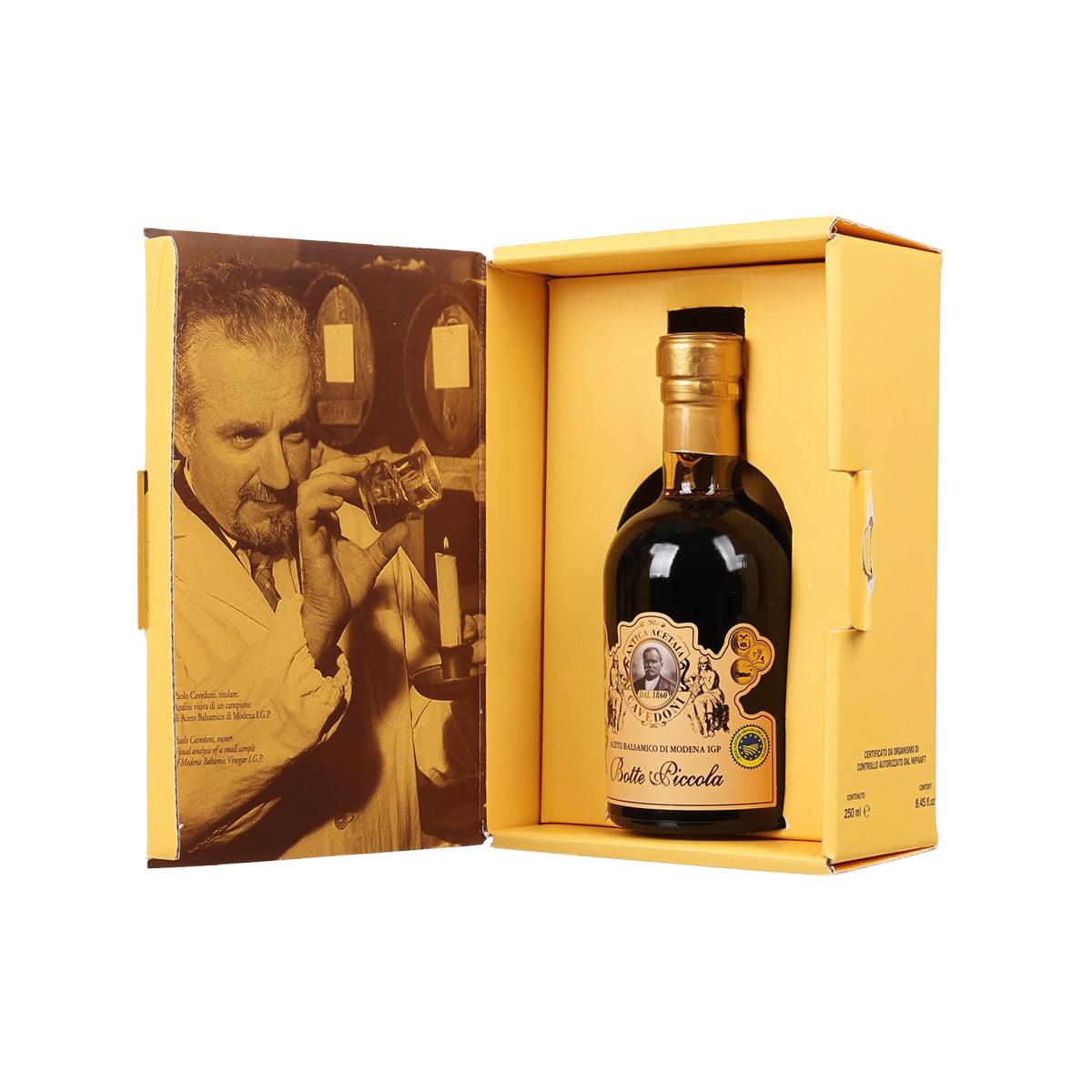 CAVEDONI Botte Piccola' PGI Modena Balsamic Vinegar 7 Years Old  (250mL)