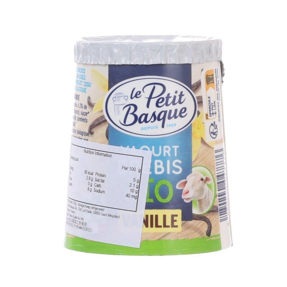 LE PETIT BASQUE Organic Sheep's Milk Yogurt - Vanilla  (125g)