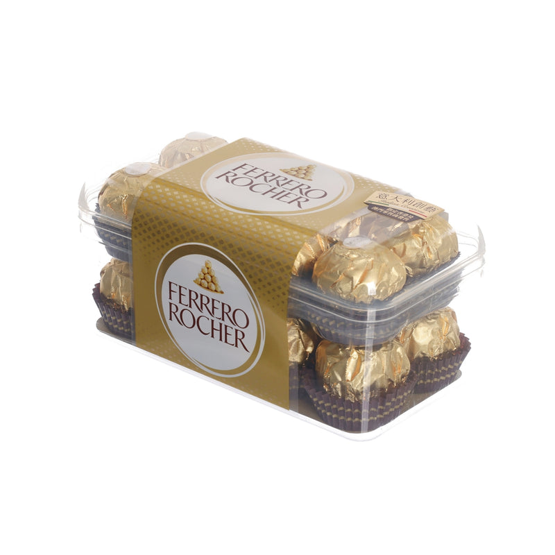 FERREROROCHER Crisp Hazelnut and Milk Chocolate Covered with a Smooth Filling & Whole Hazelnut  (200g)
