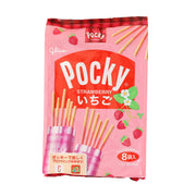 GLICO Pocky Biscuit Stick - Strawberry  (8pcs)