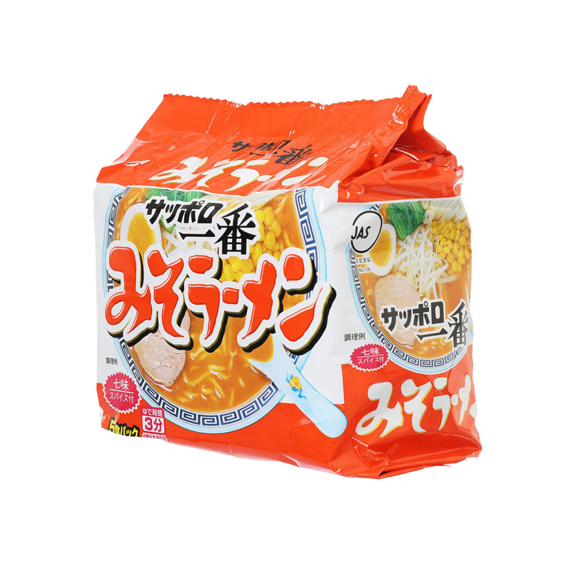 SANYOFOODS Sapporo Ichiban Miso Instant Ramen Noodle  (500g)