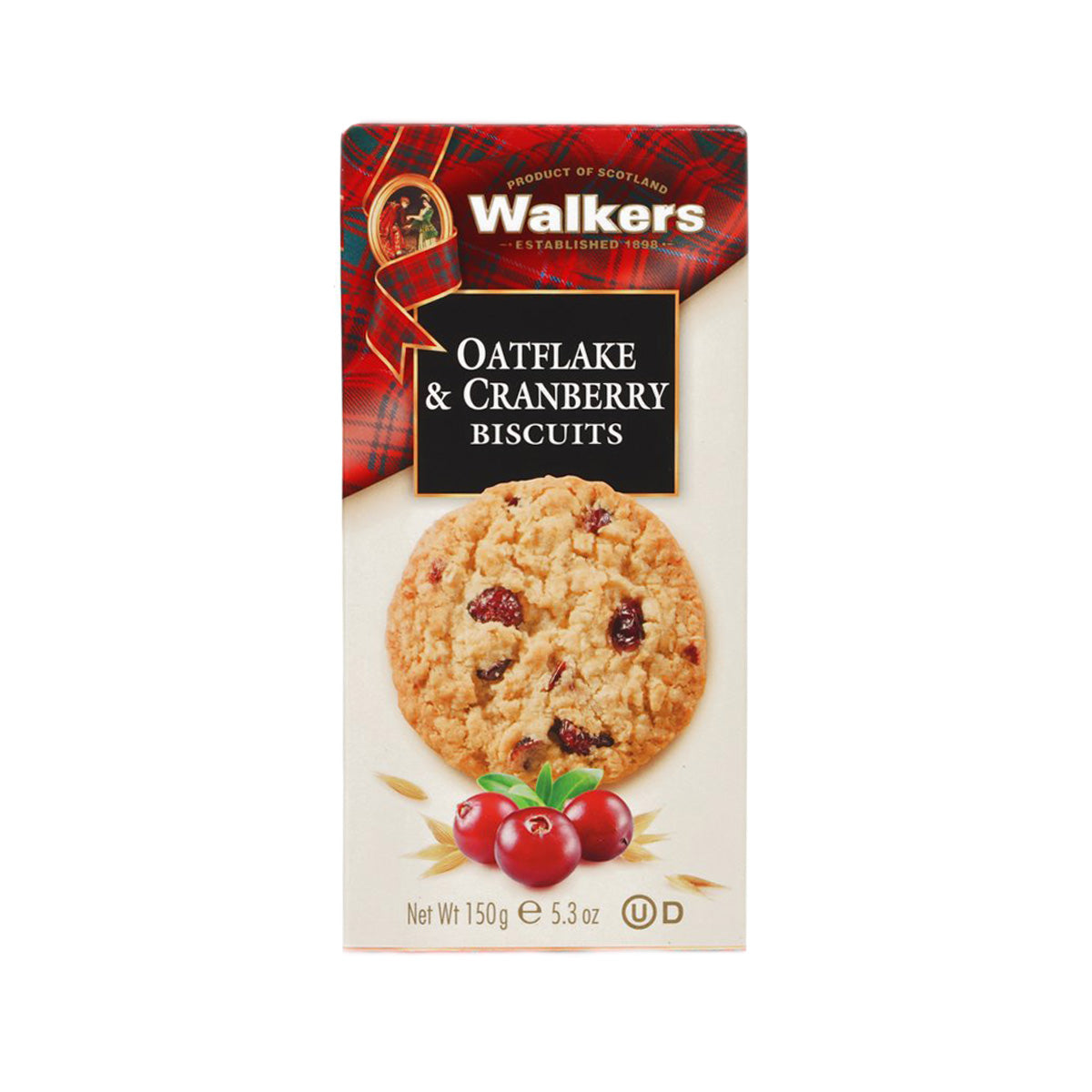WALKERS 燕麥蔓越莓曲奇 (150g)