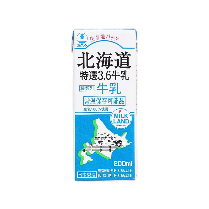 北海道 特選3.6 牛奶  (200mL)