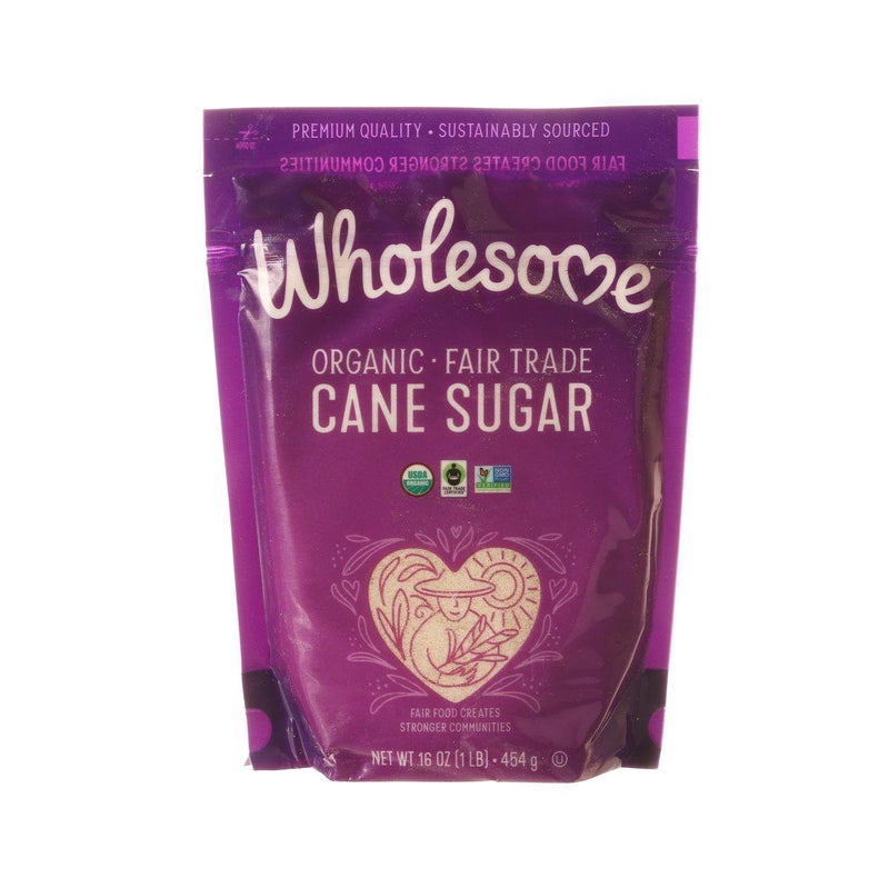 WHOLESOME SWEETENERS Organic Cane Sugar  (454g)
