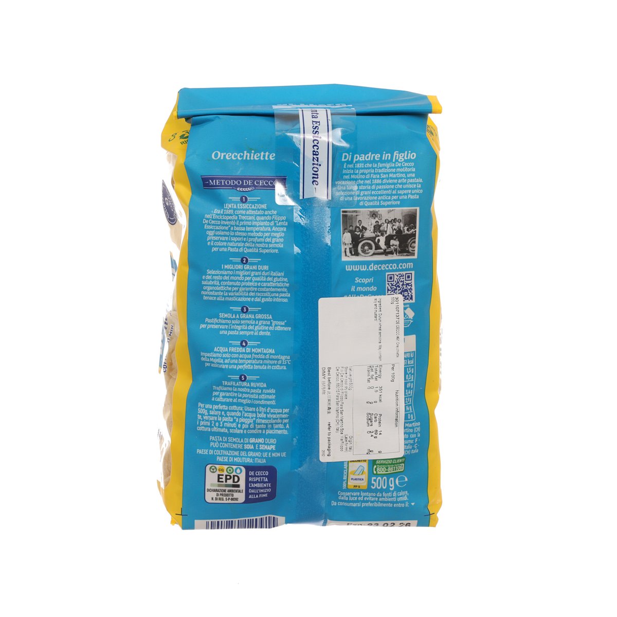 DE CECCO #91 Orecchiette  (500g)