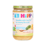 HIPP 有機西蘭花海魚伴麵條 (220g, 220g)