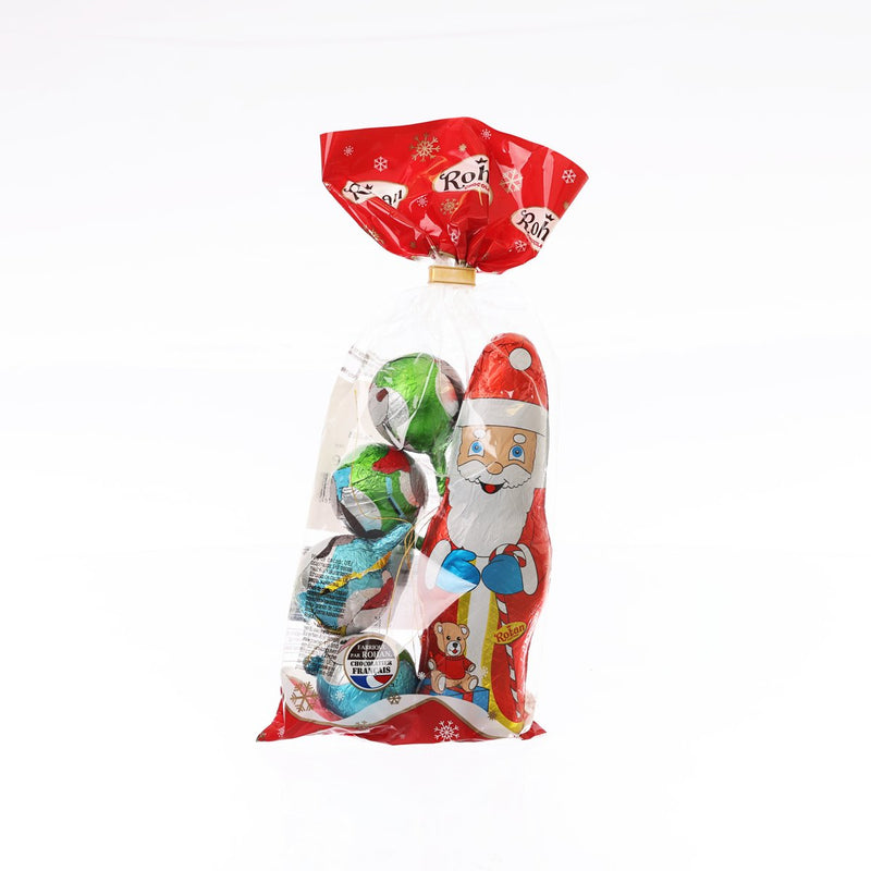 ROHAN Assorted Milk Chocolate Tree Decorations - Santa & Balls  (140g)