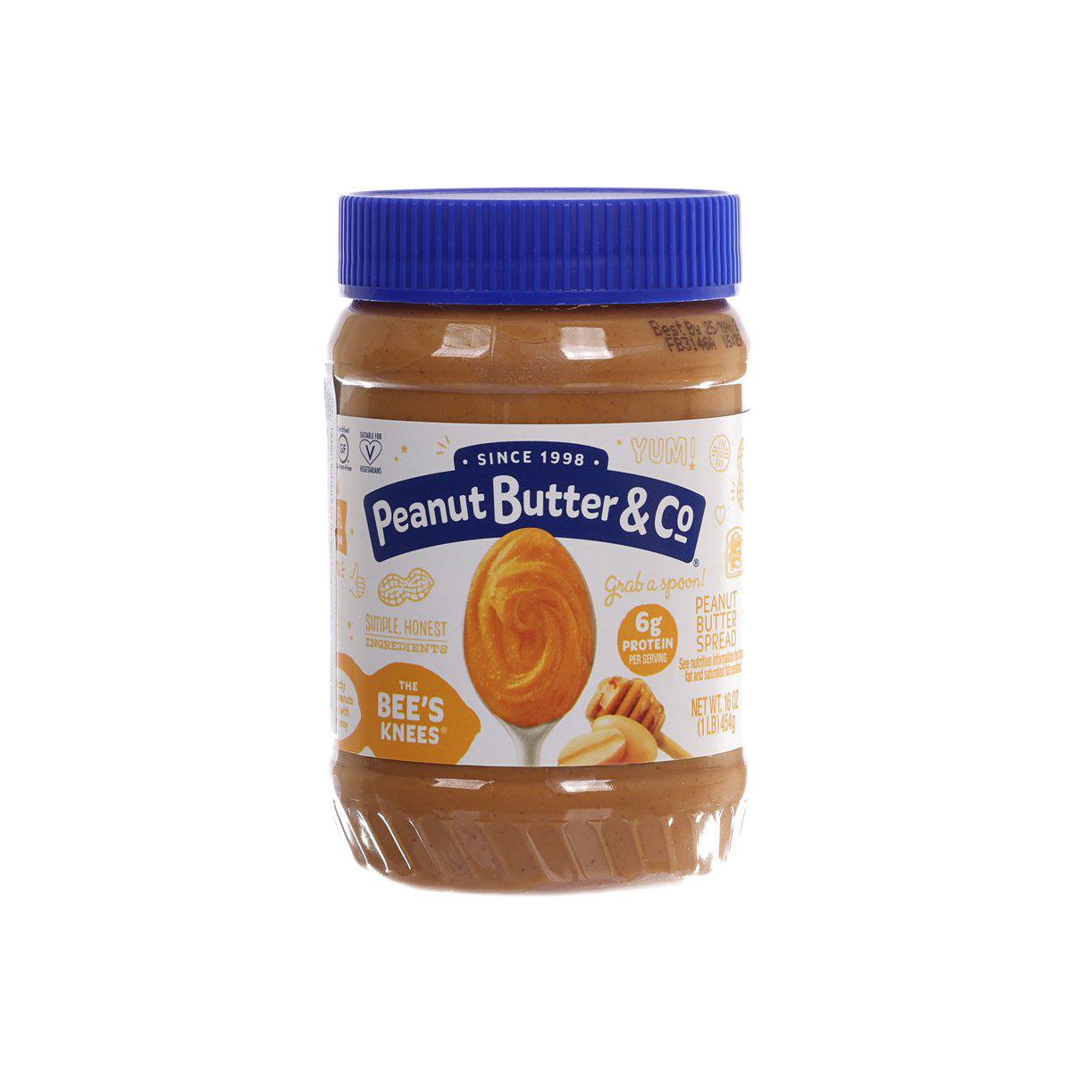 PEANUT BUTTER & CO. The Bee's Knees Peanut Butter Spread with Sweet Honey  (454g)