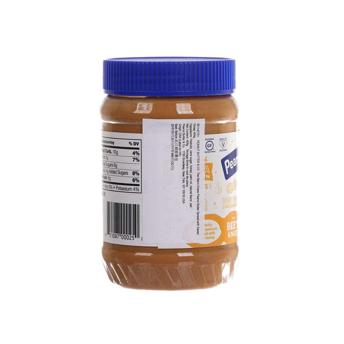 PEANUT BUTTER & CO. The Bee's Knees Peanut Butter Spread with Sweet Honey  (454g)