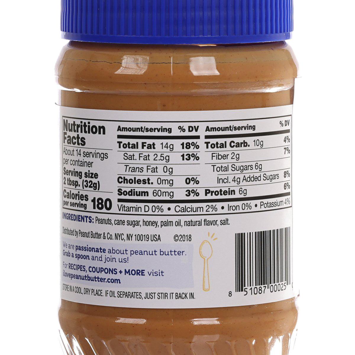 PEANUT BUTTER & CO. The Bee's Knees Peanut Butter Spread with Sweet Honey  (454g)