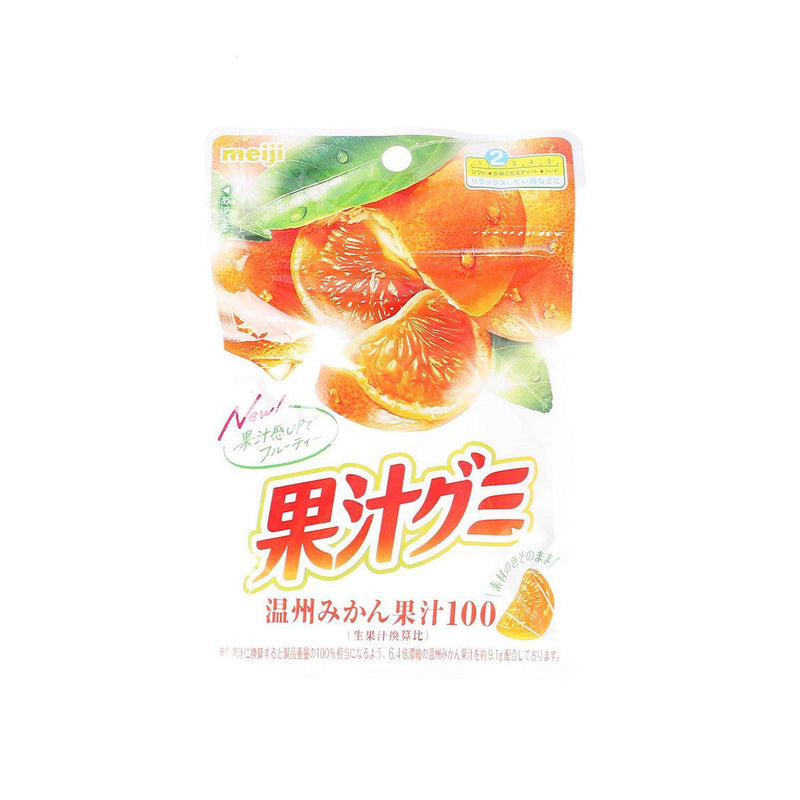 MEIJI Juice Gummy - Unshu Mikan  (54g)